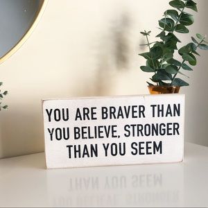 home decor wooden sign